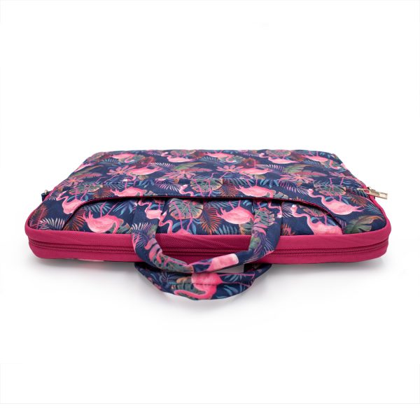 Tropical Flamingos Laptop Bag