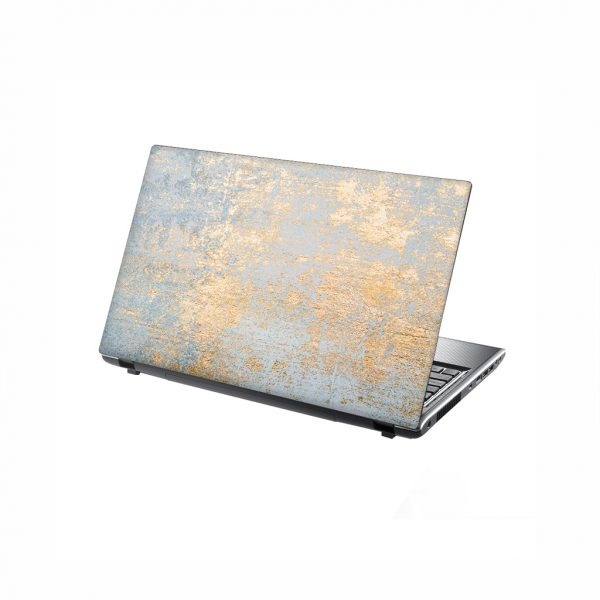 Laptop Skin Grey and Golden Wall